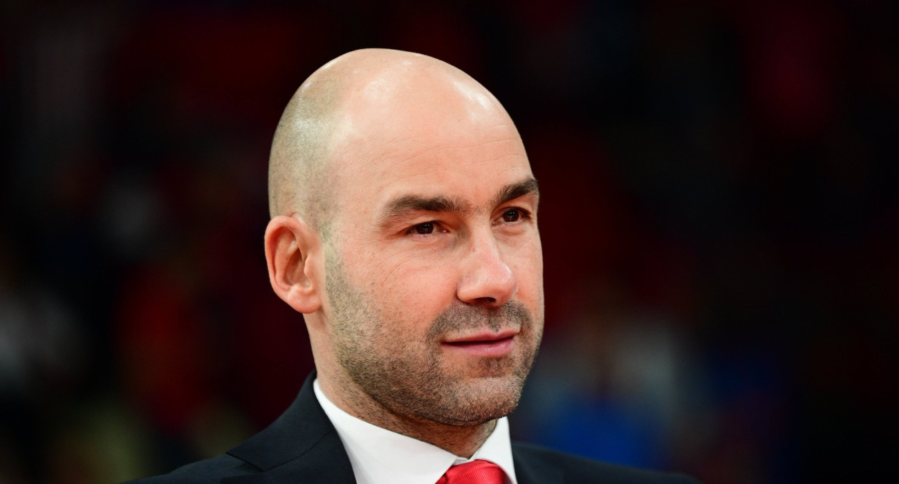 Αποθεώηκε από τους φίλους του Ολυμπιακού ο Βασίλης Σπανούλης / Πηγή: Eurokinissi