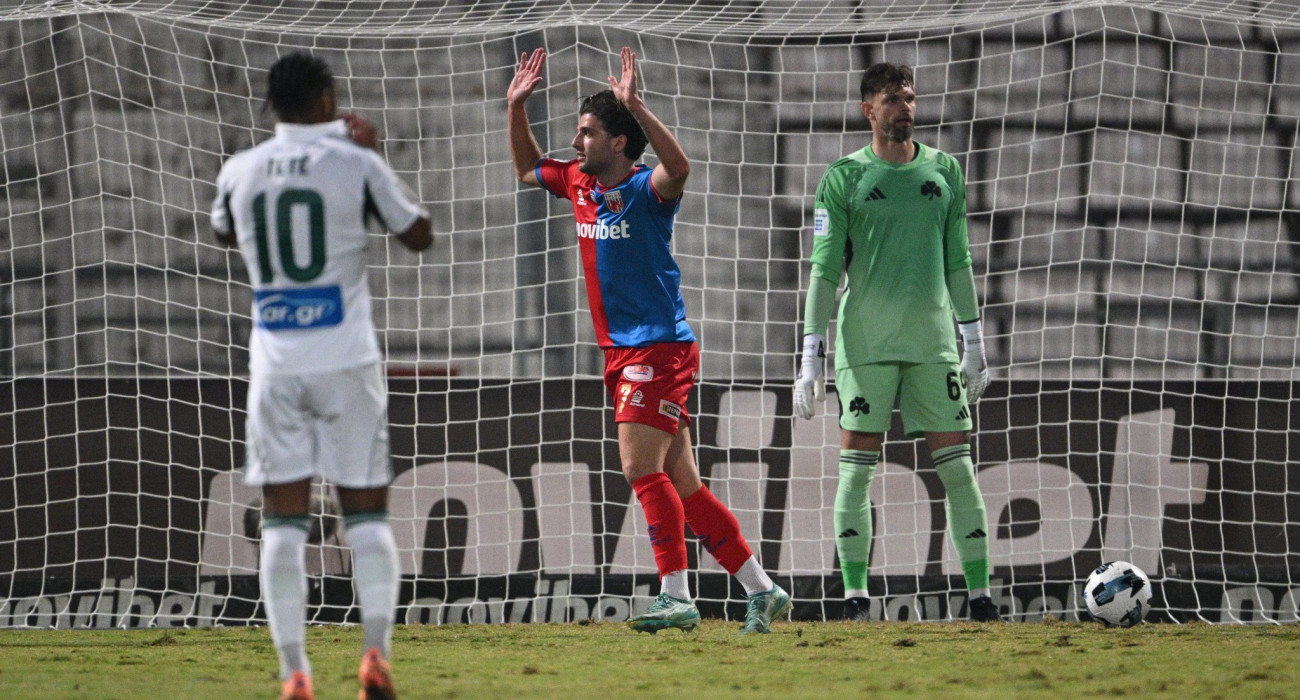 Ο Λάζαρος Λάμπρου δεν πανηγυρίζει το γκολ του απέναντι στον Παναθηναϊκό / Πηγή: InTime