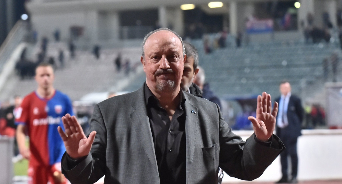 Ο Ράφα Μπενίτεθ μετά το Βόλος-Παναθηναϊκός / Πηγή: Eurokinissi Ο Ράφα Μπενίτεθ μετά το Βόλος-Παναθηναϊκός / Πηγή: Eurokinissi