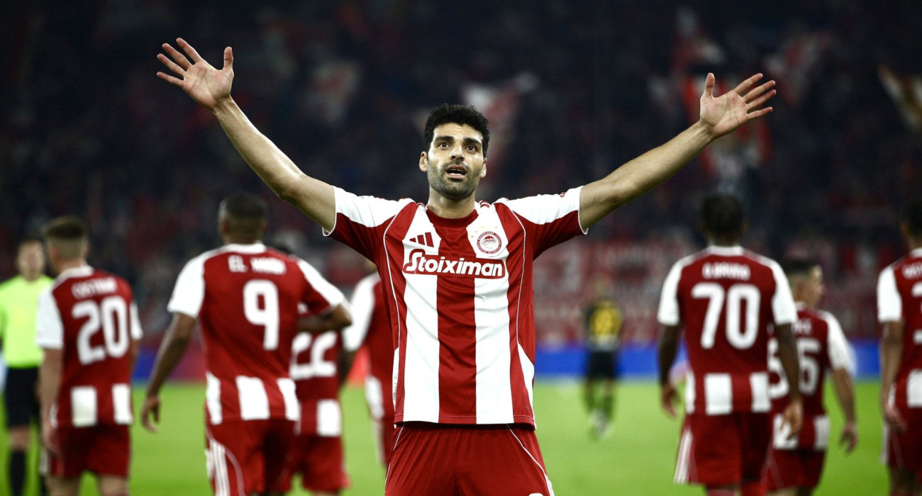 Ο Μέχντι Ταρέμι πανηγυρίζει άλλο ένα γκολ του / Πηγή: Eurokinissi Ο Μέχντι Ταρέμι πανηγυρίζει άλλο ένα γκολ του / Πηγή: Eurokinissi