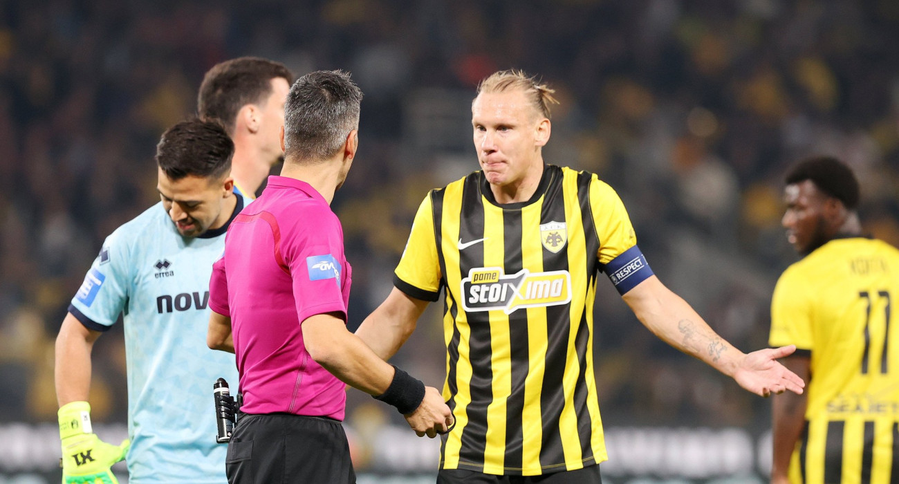 O Ντομαγκόι Βίντα στο ΑΕΚ-Παναιτωλικός / Πηγή: Intime