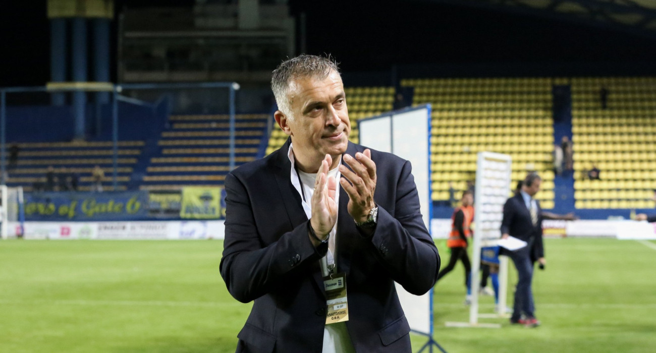 Ο τεχνικός του Παναιτωλικού, Γιάννης Αναστασίου / Πηγή: Eurokinissi