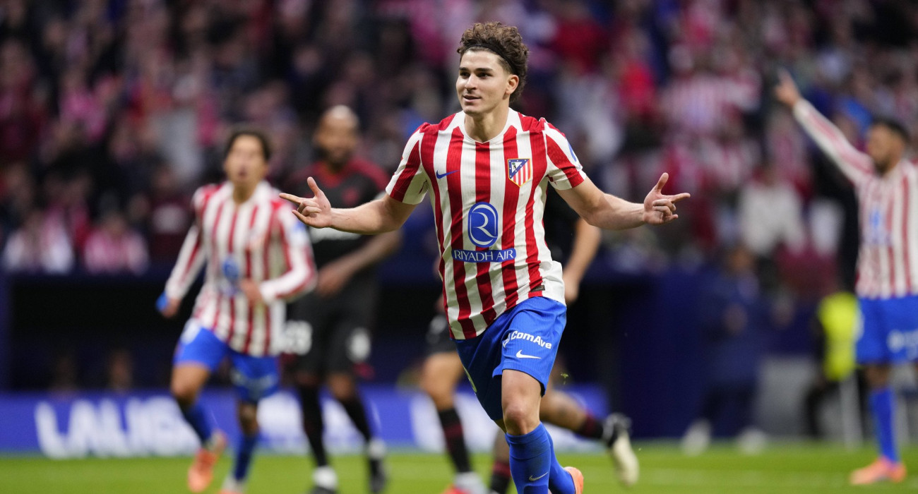 Ο Χουλιάν Άλβαρες πανηγυρίζει για την Ατλέτικο Μαδρίτης / Πηγή: Imago Ο Χουλιάν Άλβαρες πανηγυρίζει για την Ατλέτικο Μαδρίτης / Πηγή: Imago