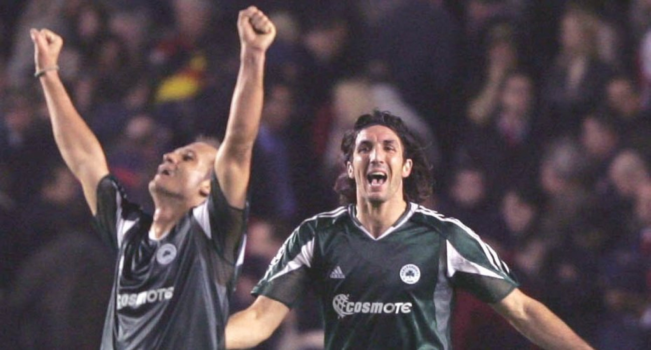 Ο Άγγελος Μπασινάς με τον Σωτήρη Κυργιάκο σε αγώνα του Παναθηναϊκού / Πηγή: Intime Ο Άγγελος Μπασινάς με τον Σωτήρη Κυργιάκο σε αγώνα του Παναθηναϊκού / Πηγή: Intime