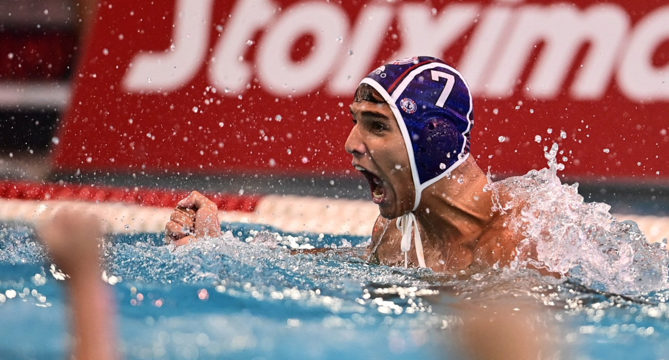 Πανηγυρισμός του Δημήτρη Χατζή / Πηγή: Eurokinissi Πανηγυρισμός του Δημήτρη Χατζή / Πηγή: Eurokinissi