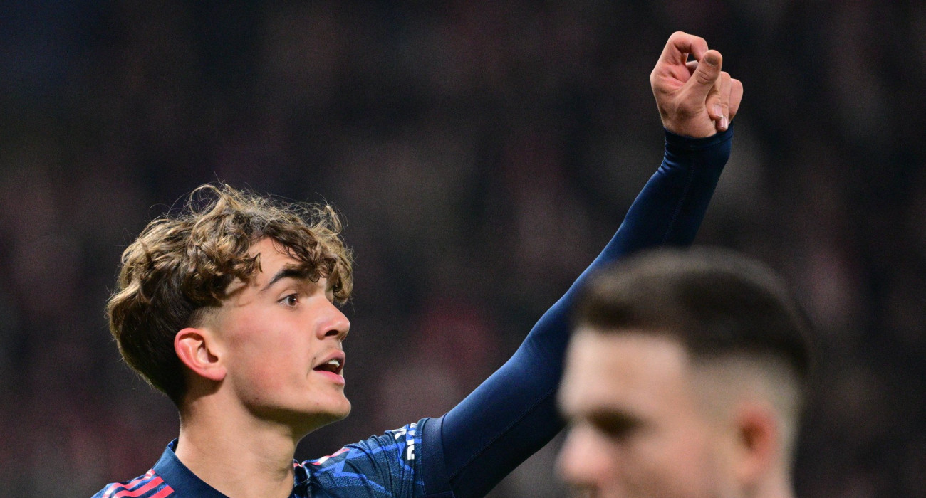 Ο Μαξ Ντάουμαν με τη φανέλα της Άρσεναλ / Πηγή: Imago