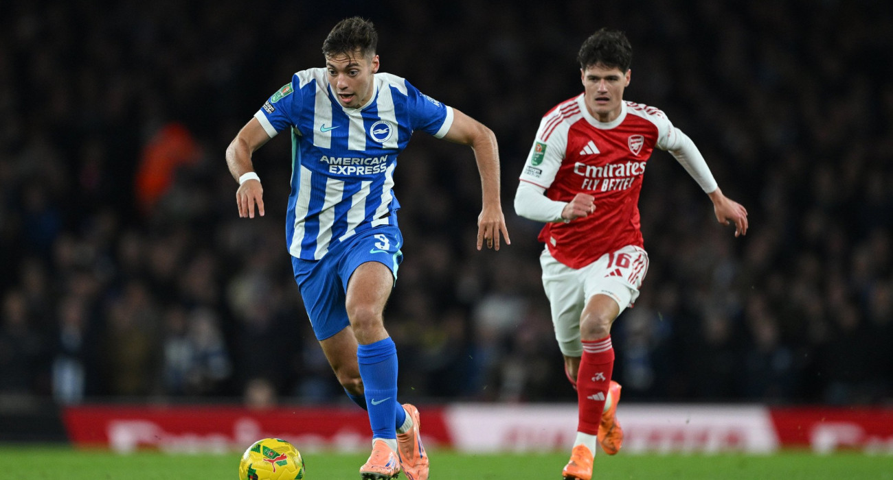 Ο Στέφανος Τζίμας σε... επέλαση για την Μπράιτον / Πηγή: Shaun Botterill / Getty Images / Ideal Images Ο Στέφανος Τζίμας σε... επέλαση για την Μπράιτον / Πηγή: Shaun Botterill / Getty Images / Ideal Images