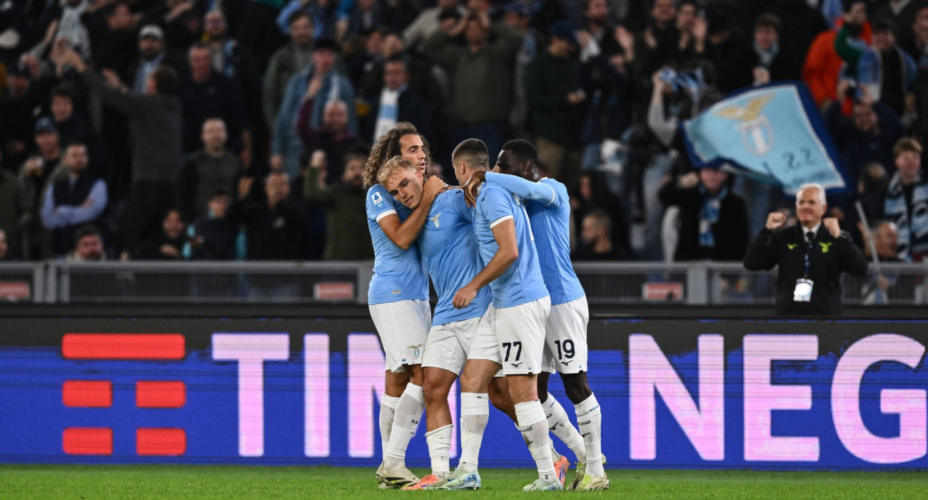 Οι παίκτες της Λάτσιο πανηγυρίζουν / Πηγή: Imago