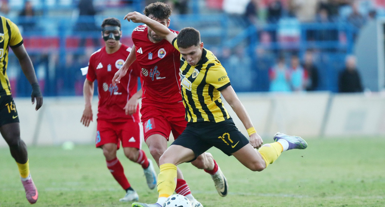 Η στιγμή που ο Δημήτρης Καλοσκάμης σουτάρει και σκοράρει με την ΑΕΚ / Πηγή: Intime Η στιγμή που ο Δημήτρης Καλοσκάμης σουτάρει και σκοράρει με την ΑΕΚ / Πηγή: Intime