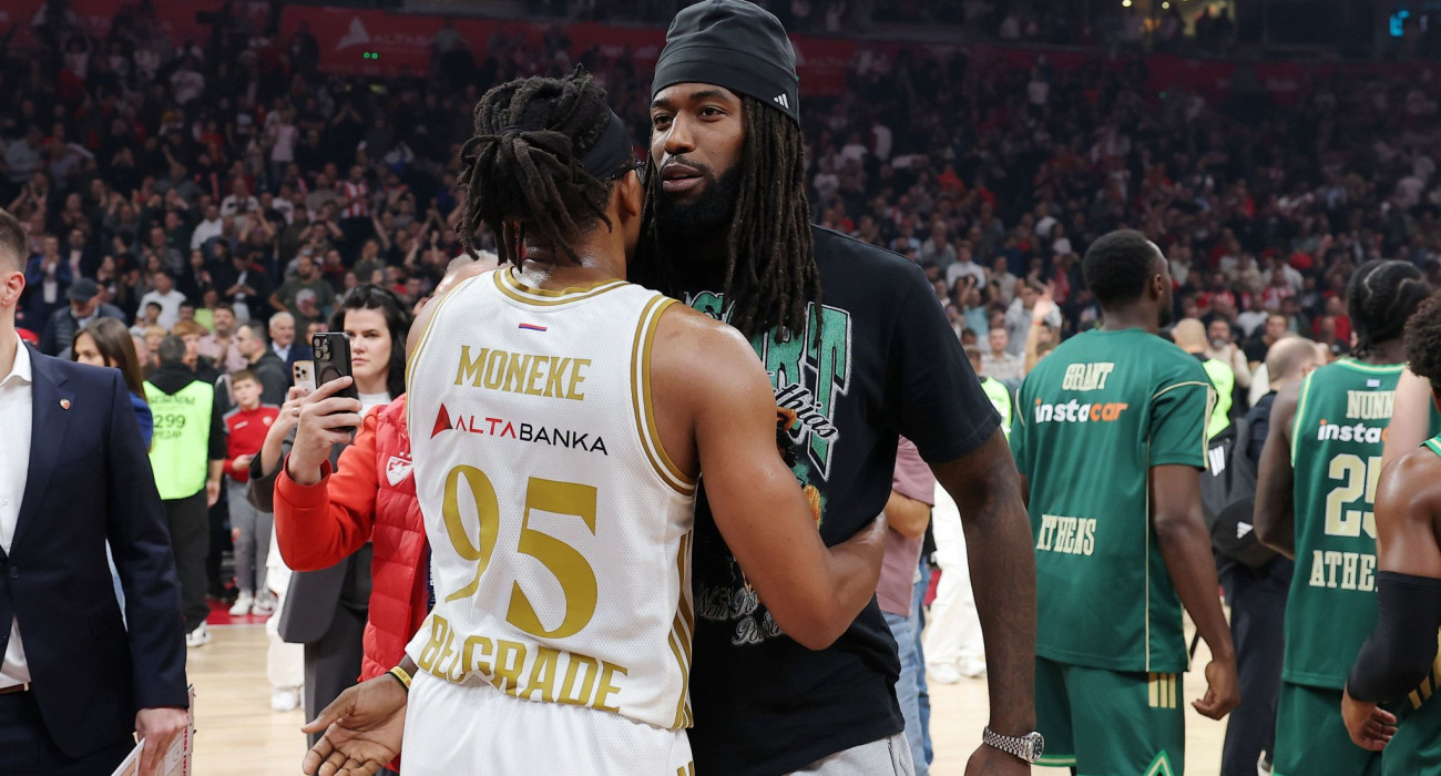 Ο Ματίας Λεσόρ μετά τον αγώνα με τον Ερυθρό Αστέρα / Πηγή: Intime