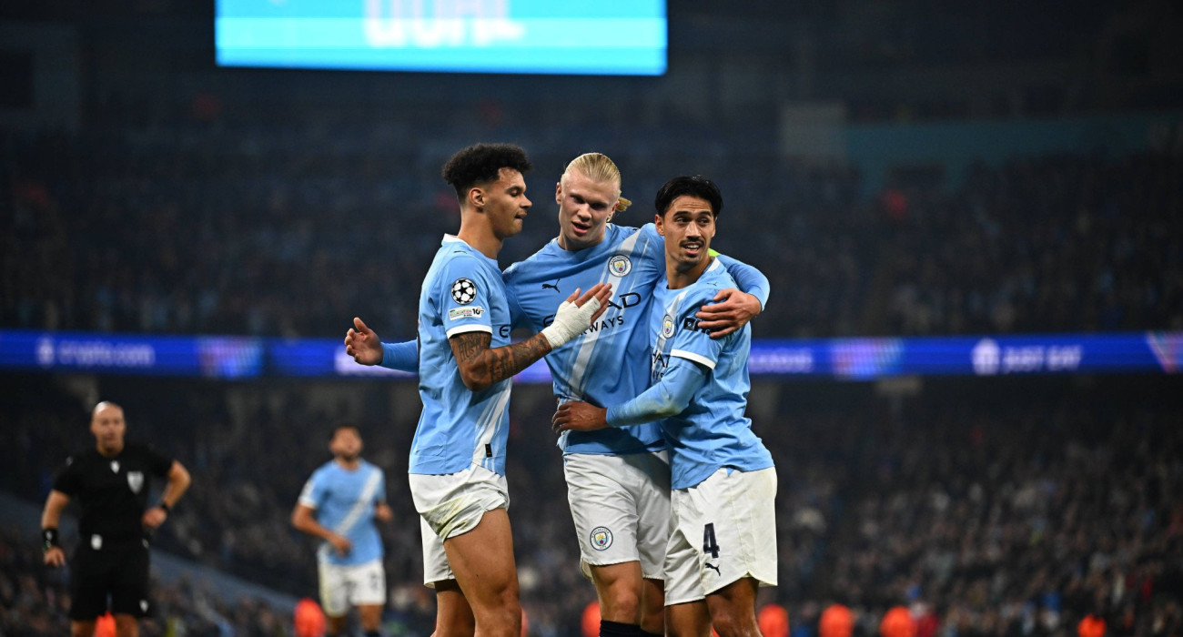 Οι παίκτες της Μάντσεστερ Σίτι πανηγυρίζουν / Πηγή: Imago