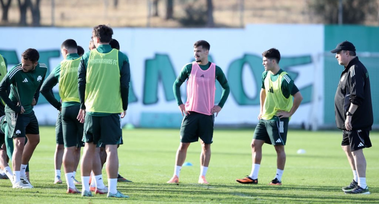Προπόνηση για τους ποδοσφαιριστές του Παναθηναϊκού / Πηγή: pao.gr