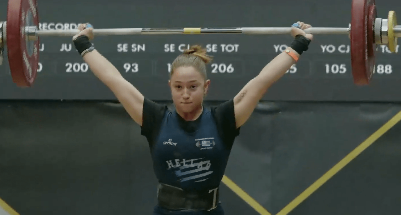 ΗΜαρία Στρατουδάκη σε προσπάθειά της στο Ευρωπαϊκό Πρωτάθλημα νεανίδων στο Δυρράχιο / Screenshot ΗΜαρία Στρατουδάκη σε προσπάθειά της στο Ευρωπαϊκό Πρωτάθλημα νεανίδων στο Δυρράχιο / Screenshot