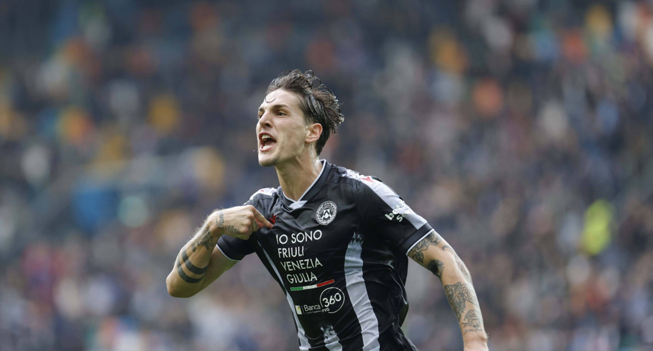 Ο Τζανιόλο πανηγυρίζει για την Ουντινέζε / Πηγή: Imago Ο Τζανιόλο πανηγυρίζει για την Ουντινέζε / Πηγή: Imago