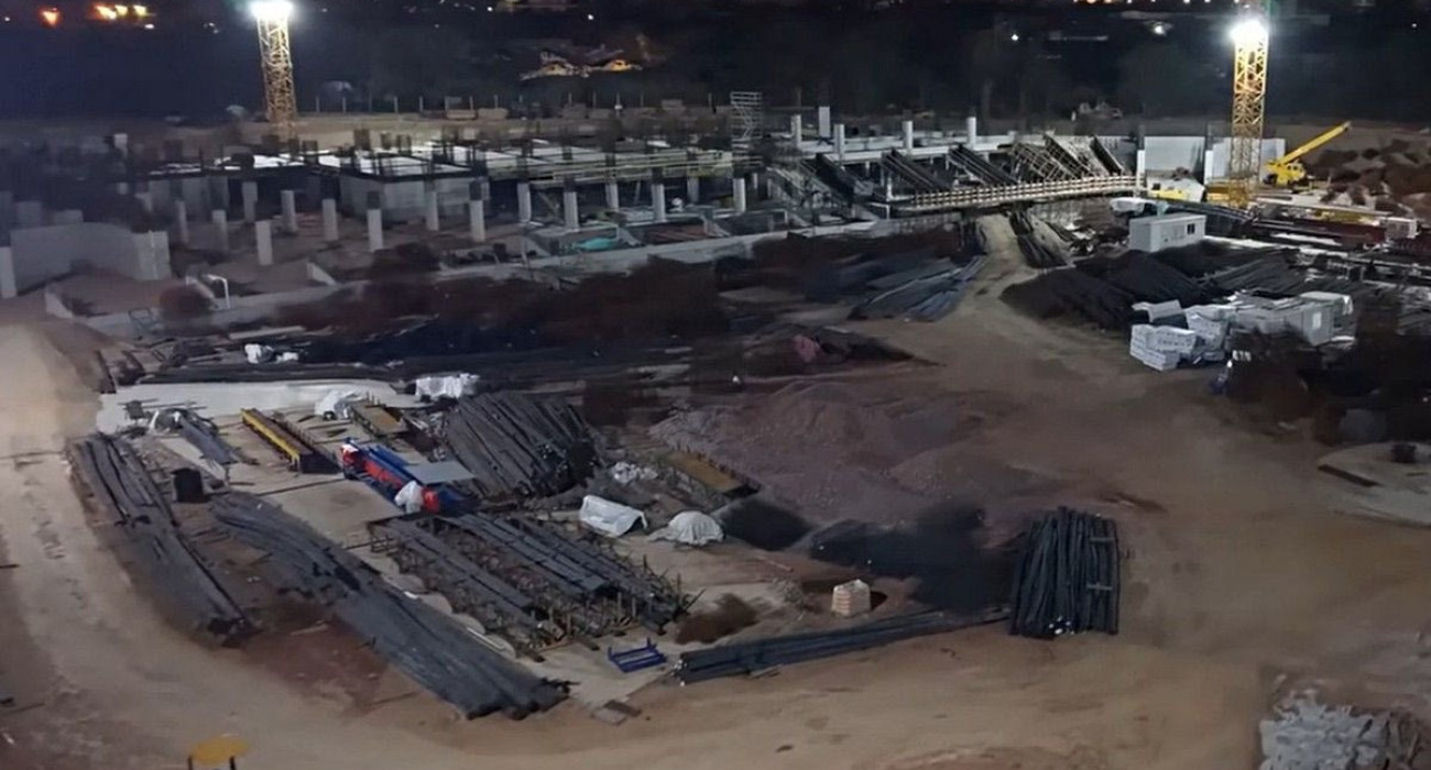 Στιγμιότυπο από το βίντεο με τις εργασίες στον Βοτανικό / Πηγή: Printscreen