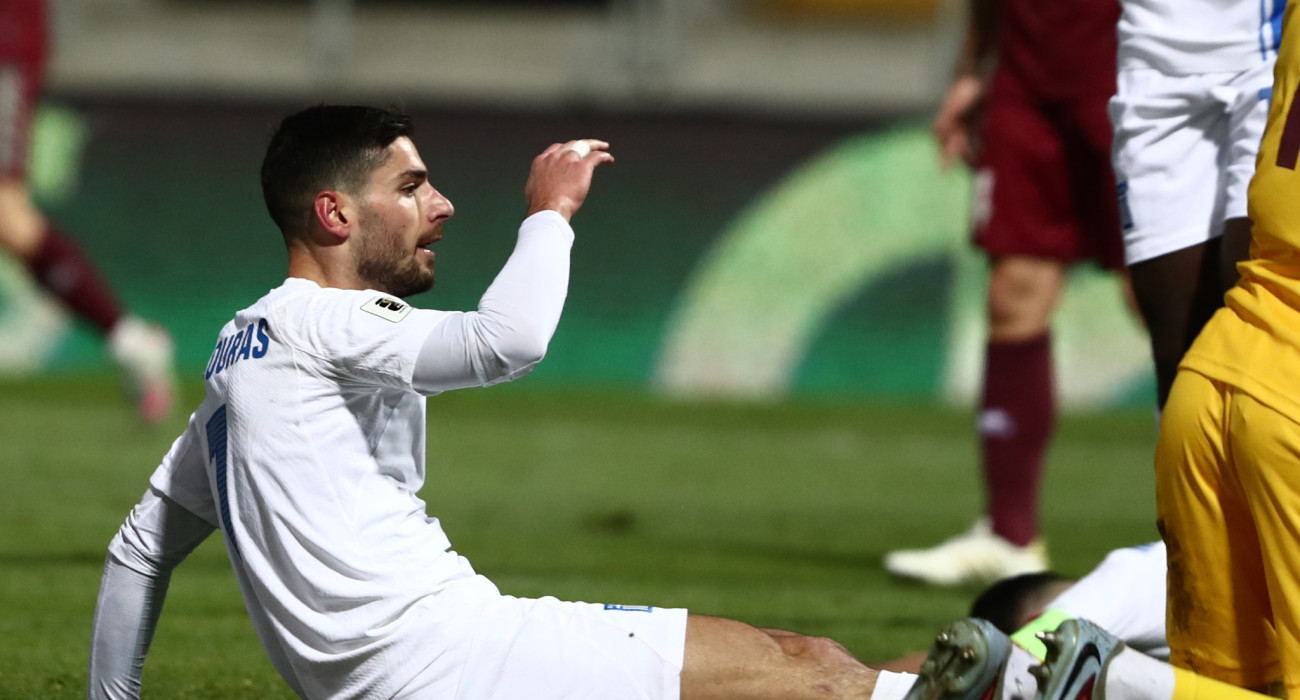 Ο Γιώργος Μασούρας μετά τη μεγάλη χαμένη του ευκαιρία / Πηγή: Intime