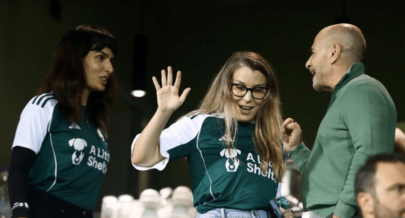 Η Τόνια Σωτηροπούλου με τον Γιάννη Αλαφούζο / Πηγή: Eurokinissi