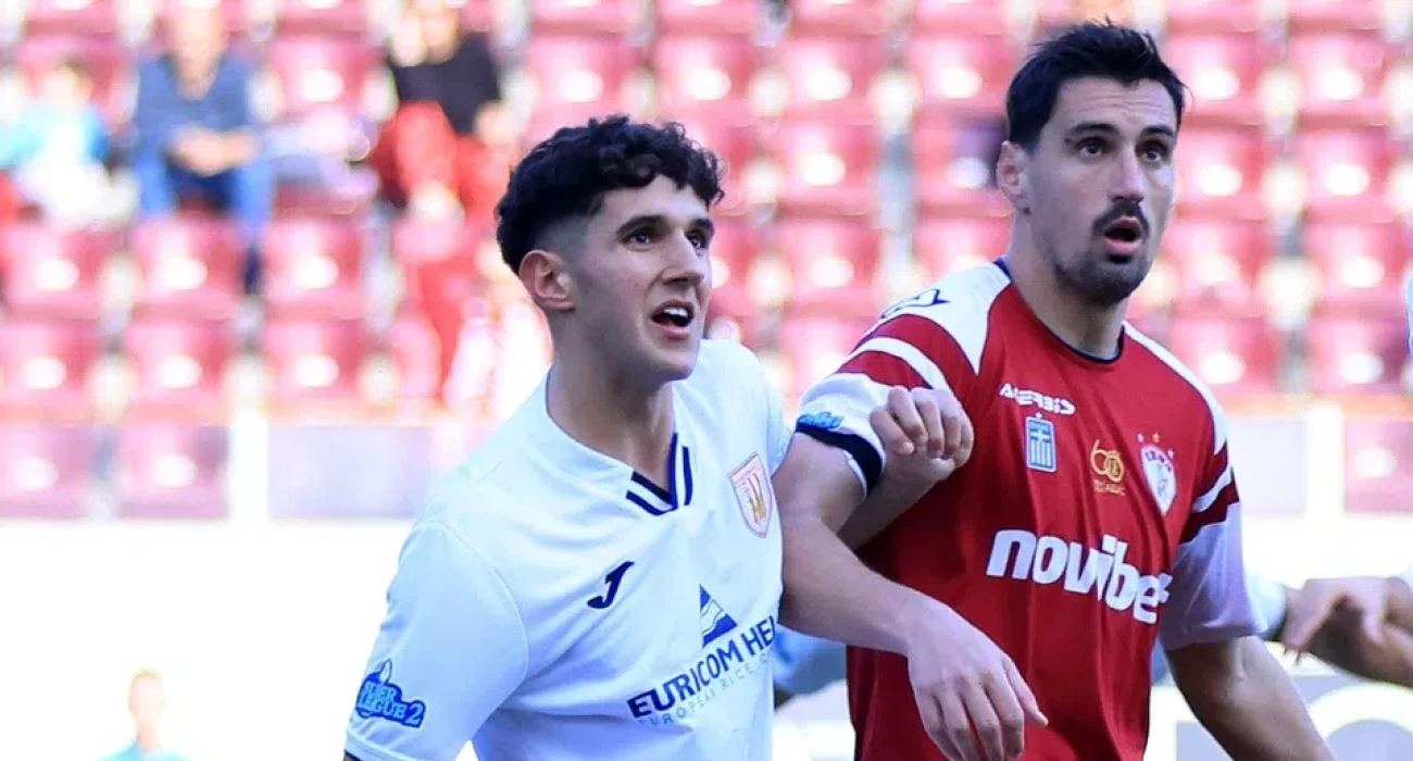 Ο Δημήτρης Καράδαλης σε αγώνα του Καμπανιακού με την ΑΕΛ Novibet / Πηγή: Eurokinissi