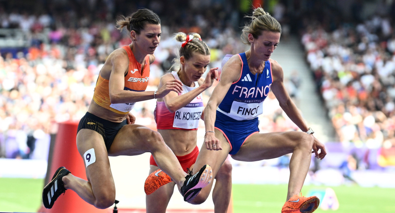 Στιγμή από τα 3000μ. Στιπλ στους Ολυμπιακούς Αγώνες του Παρισιού το 2024 / Πηγή: Eurokinissi