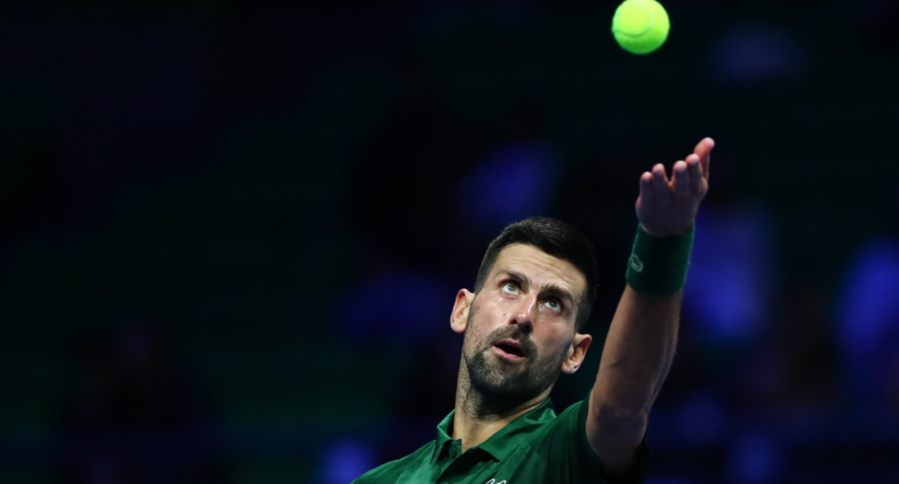 Ο Νόβακ Τζόκοβιτς σε σερβίς / Πηγή: Eurokinissi