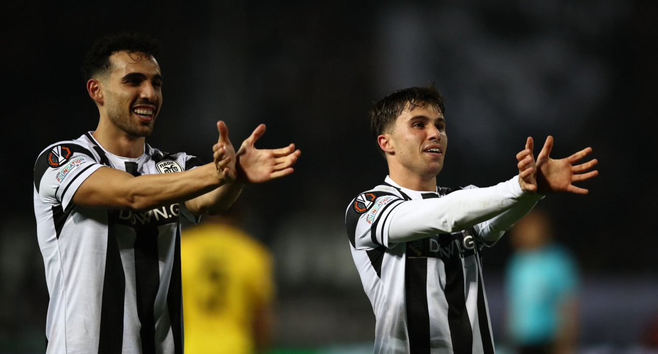 Οι παίκτες του ΠΑΟΚ πανηγυρίζουν το γκολ του Μπιάνκο / Πηγή: Eurokinissi