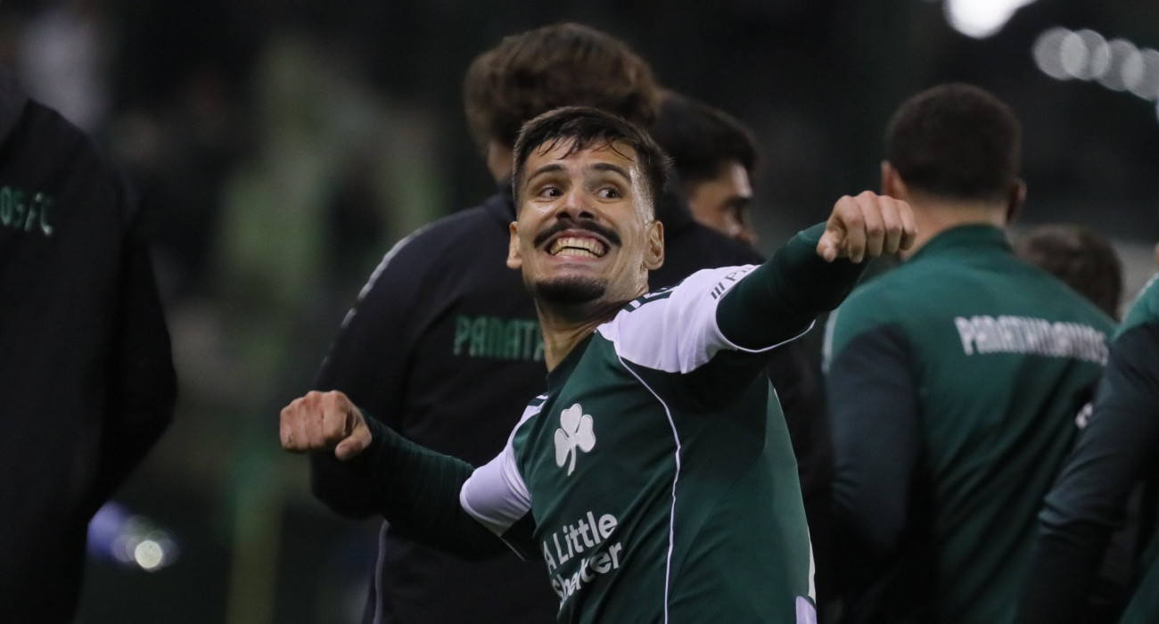 Ο Μίλος Πάντοβιτς πανηγυρίζει / Πηγή: Eurokinissi