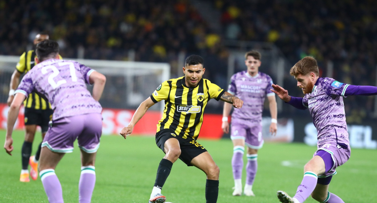 O Ορμπελίν Πινέδα στο ΑΕΚ-Σάμροκ Ρόβερς / Πηγή: Eurokinissi