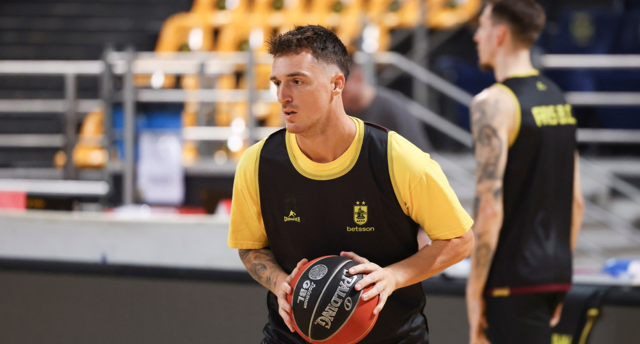 Ο Ντανίλο Άντζουσιτς κάνει την πρώτη προπόνησή του με τον Άρη, Πηγή: Aris BC