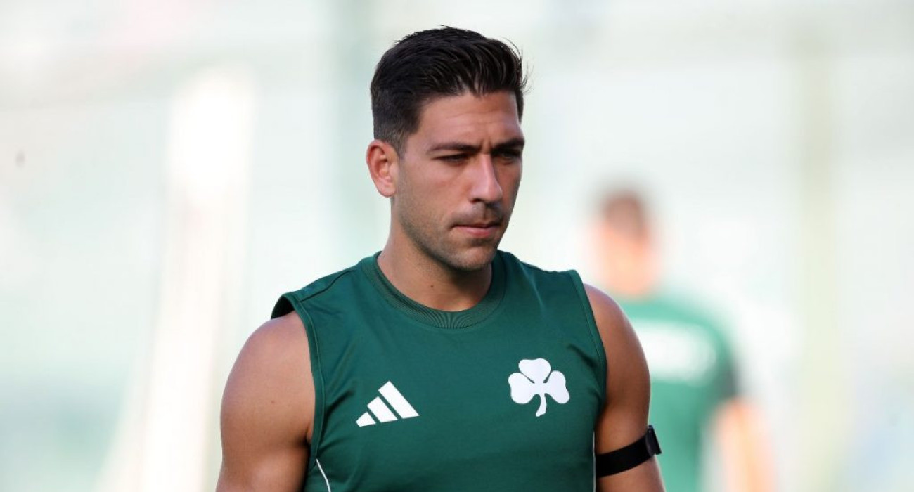 Ο Τάσος Μπακασέτας σε προπόνηση του Παναθηναϊκού / Πηγή: pao.gr