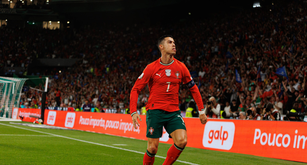 Ο Κριστιάνο Ρονάλντο πανηγυρίζει με την εθνική Πορτογαλίας / Πηγή: Imago