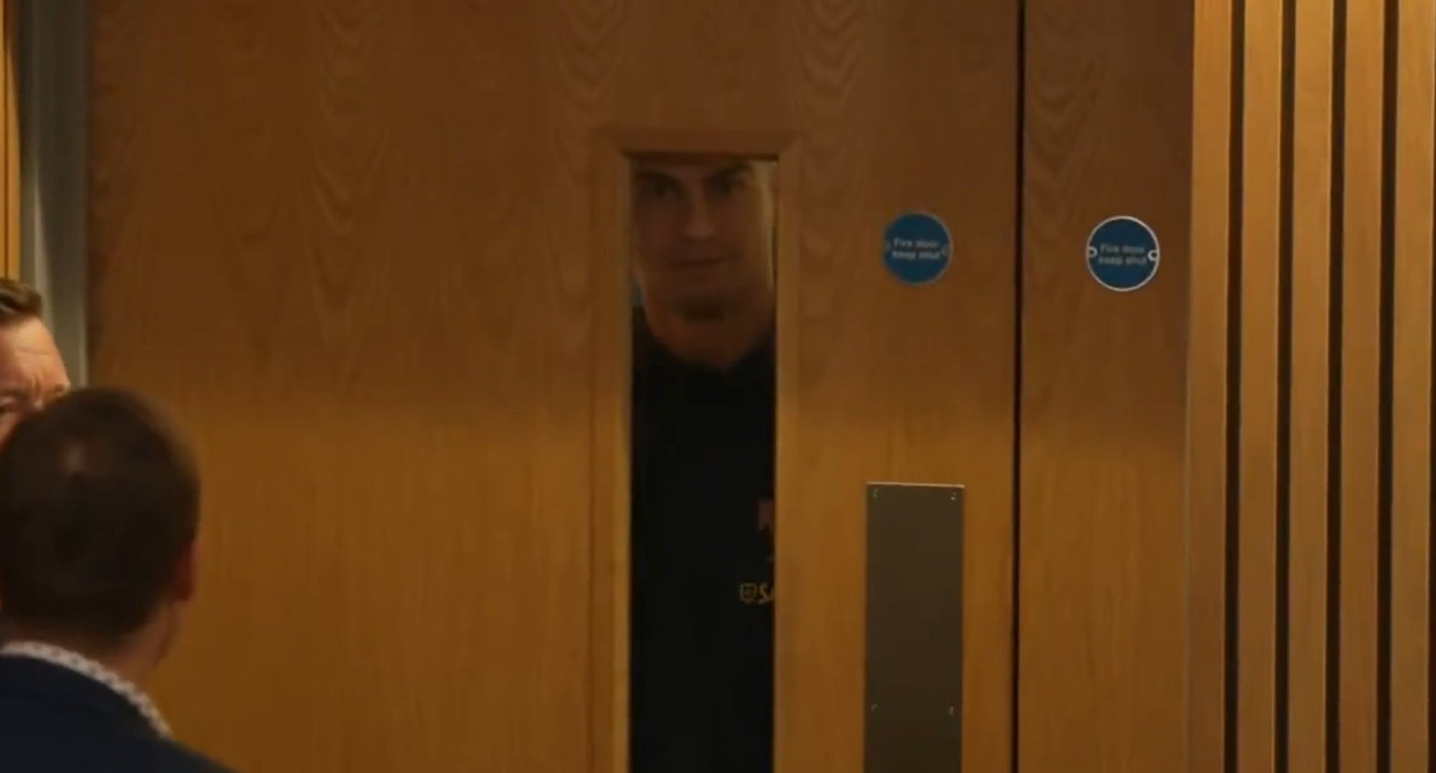 Η viral στιγμή του Κριστιάνο Ρονάλντο / Screenshot