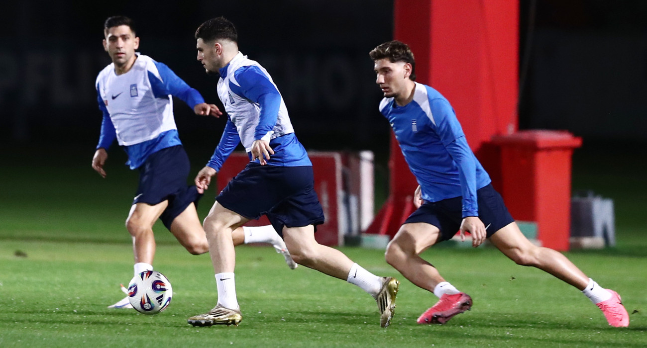 Προπόνηση Εθνικής Ελλάδας / Πηγή: Intime