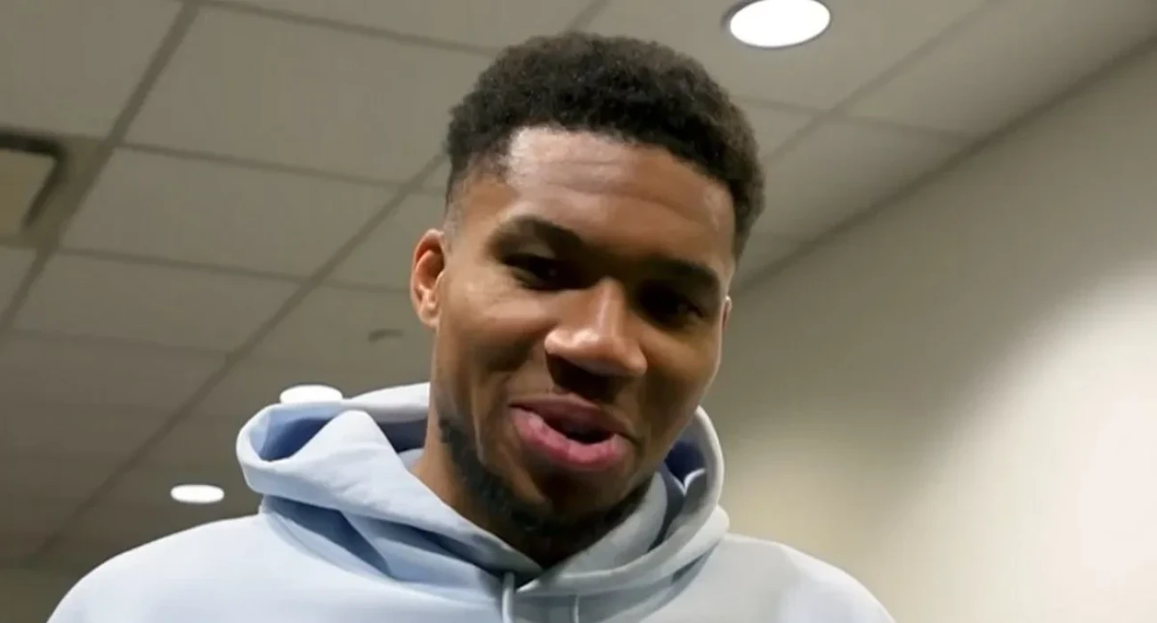 Ο Γιάννης Αντετοκούνμπο/printscreen