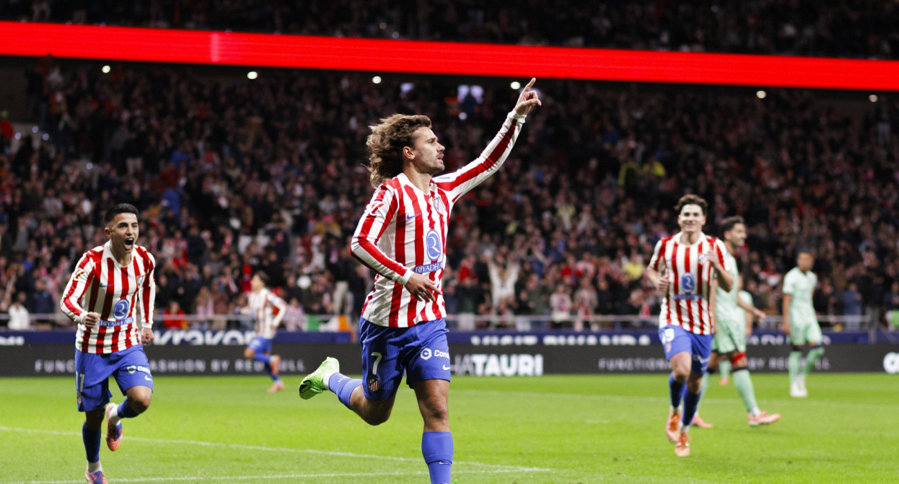 O Αντουάν Γκριεζμάν πανηγυρίζει για την Ατλέτικο Μαδρίτης / Πηγή: Imago