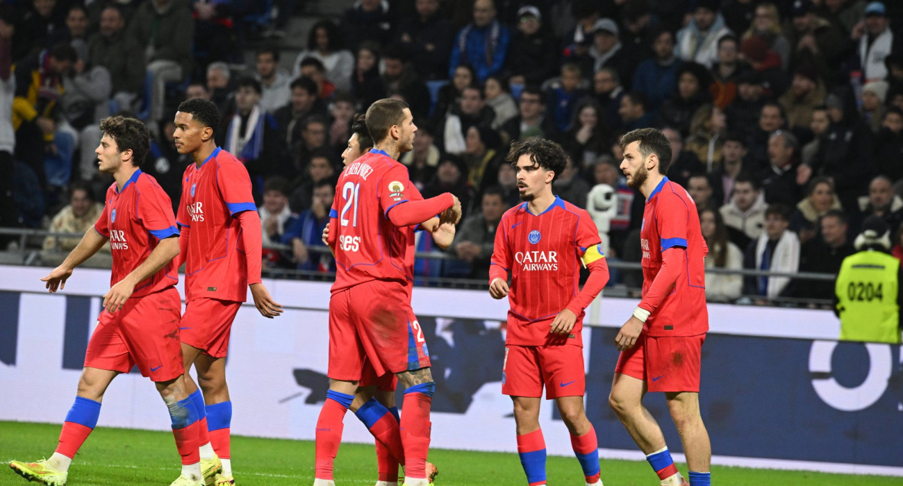 Οι παίκτες της Παρί Σεν Ζερμέν πανηγυρίζουν / Πηγή: Imago