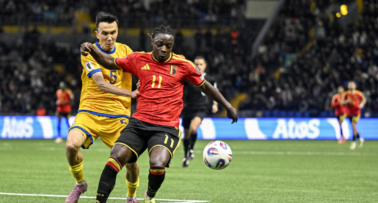 Φάση από την αναμέτρηση του Καζακστάν με το Βέλγιο / Πηγή: Imago