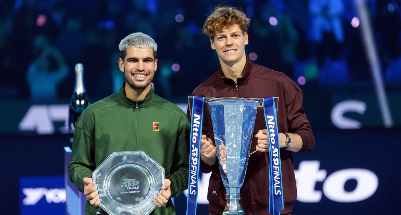 Ο Γιανίκ Σίνερ μαζί με τον Κάρλος Αλκαράθ / Πηγή: Imago