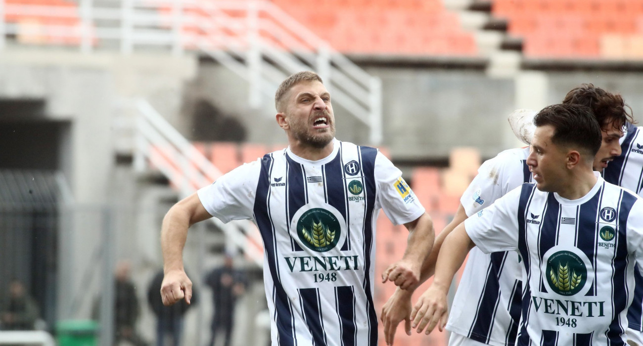 Παίκτες του Ηρακλή πανηγυρίζουν / Πηγή: Intime