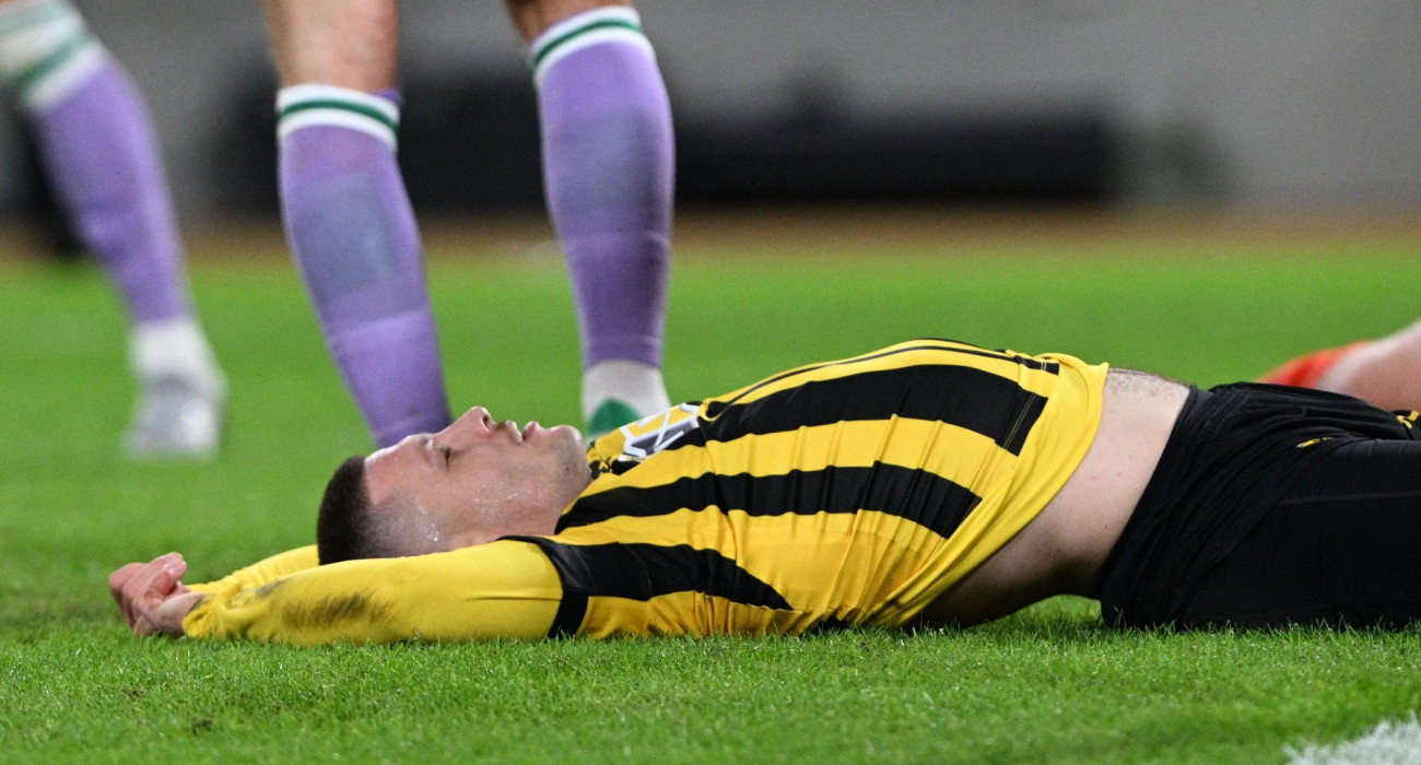 Ο Λούκας Γιόβιτς μετά το Σάμροκ Ρόβερς - ΑΕΚ / Πηγή: Eurokinissi