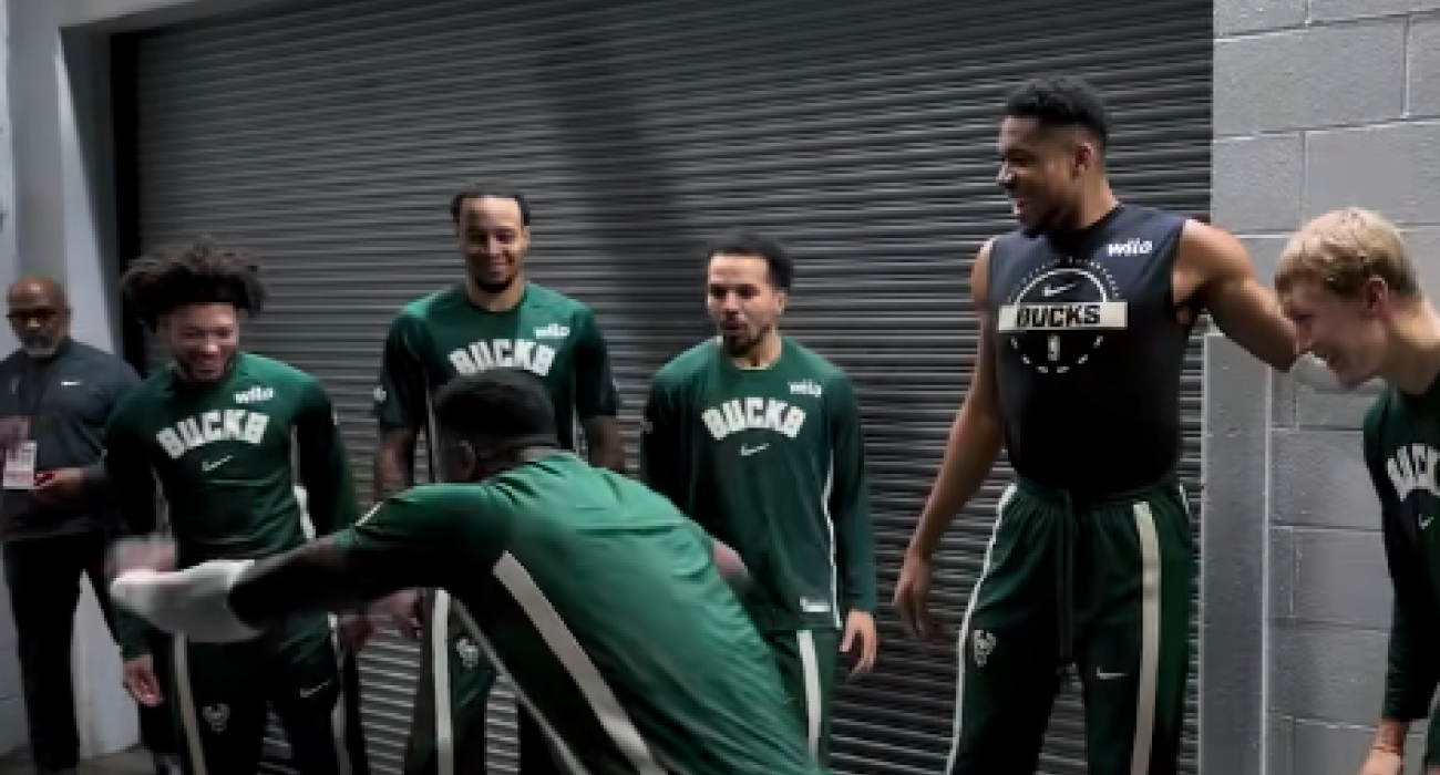 Ο Θανάσης Αντετοκούνμπο/printscreen