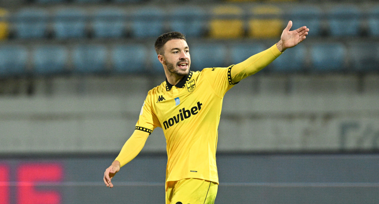 Ο Λορέν Μορόν με τον Άρη / Πηγή: Eurokinissi