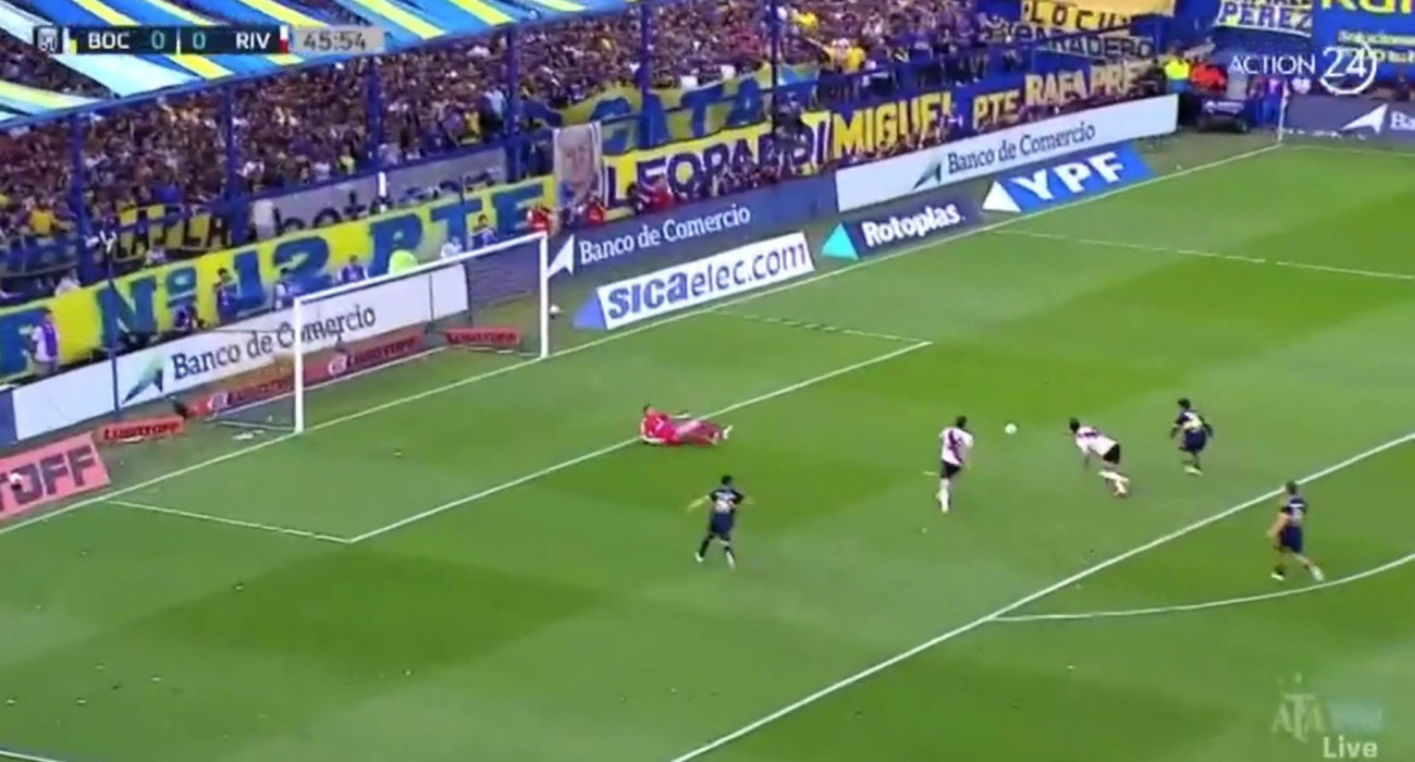 Το 1-0 της Μπόκα κόντρα στην Ρίβερ με τον Σεμπάγιος που έβαλε «φωτιά» στο Μπομπονέρα! (video)