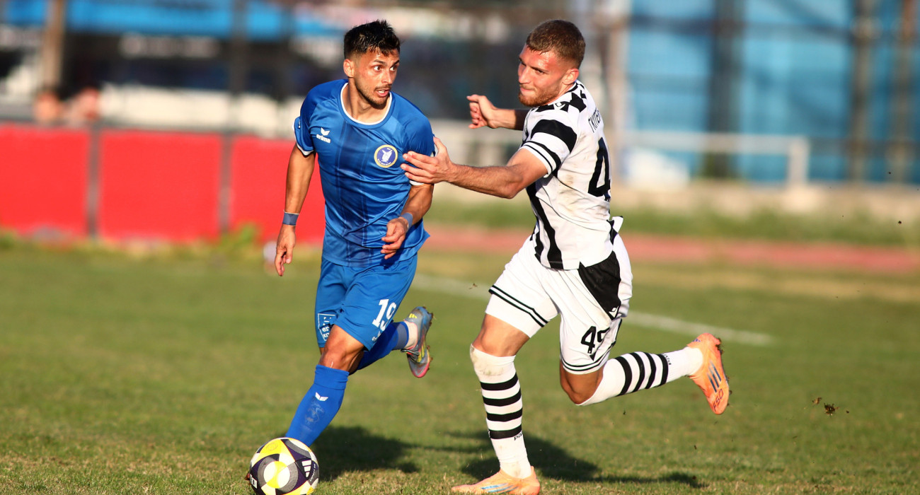 Στιγμιότυπο από την αναμέτρηση ΠΑΟΚ Β - Νίκη Βόλου / Πηγή: Intime