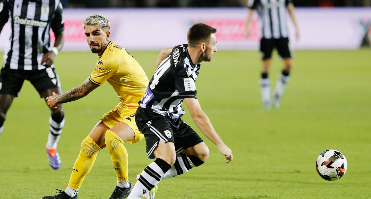 Μόντσου και Ζίβκοβιτς σε περσινό Άρης-ΠΑΟΚ / Πηγή: Intime