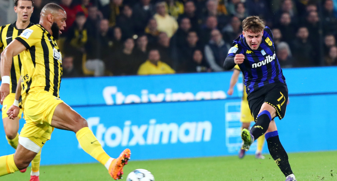 Ο Μιχάλης Παναγίδης στον αγώνα με την ΑΕΚ/Πηγή: Intime