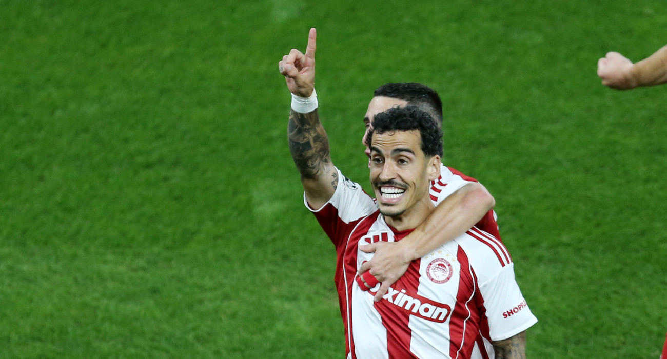 Ο Τσικίνιο πανηγυρίζει το γκολ του απέναντι στην Ρεάλ Μαδρίτης / Πηγή: InTime