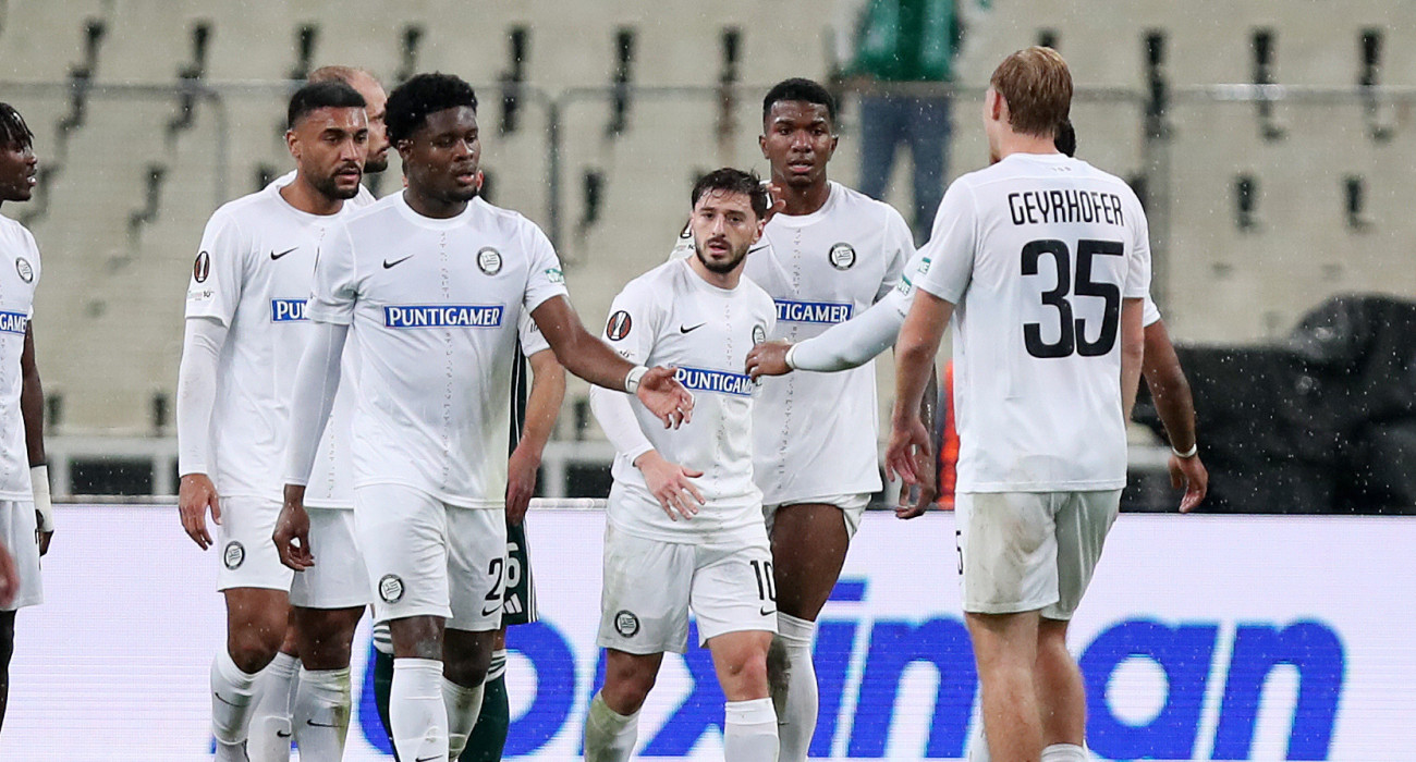 Οι παίκτες της Στουρμ πανηγυρίζουν / Πηγή: InTime