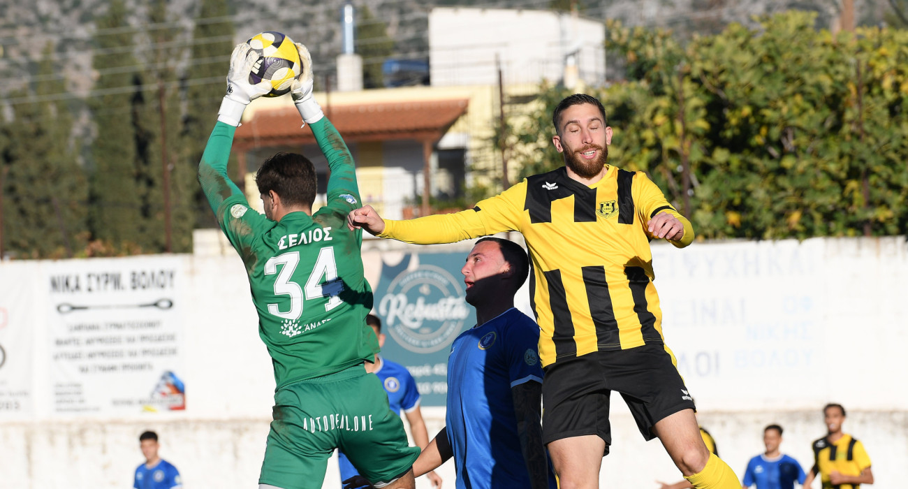 Φάση από τον αγώνα της Νίκης Βόλου με την Αναγέννηση Καρδίτσας / Πηγή: InTime