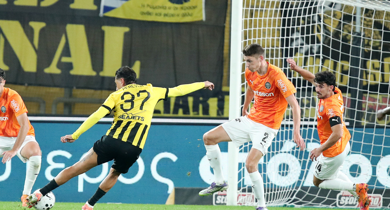 Το γκολ της ΑΕΚ με τον Περέιρα / Πηγή: Intime