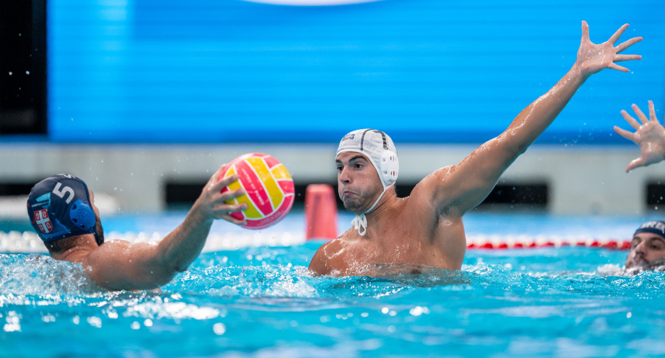 Ελλάδα - Σερβία στον μικρό τελικό του Παγκοσμίου της Σιγκαπούρης το 2025 / Πηγή: Eurokinissi / Αναστασία Καρεκλά